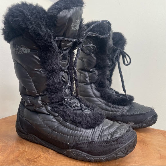 The north face black winter snow boots 6.5 - Picture 4 of 16